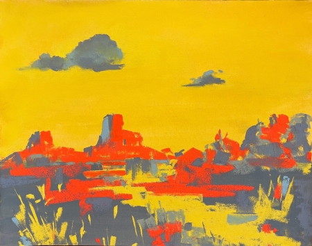 High Chroma I Butte by artist Sarah Leslie